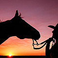 Cowgirl Sunset